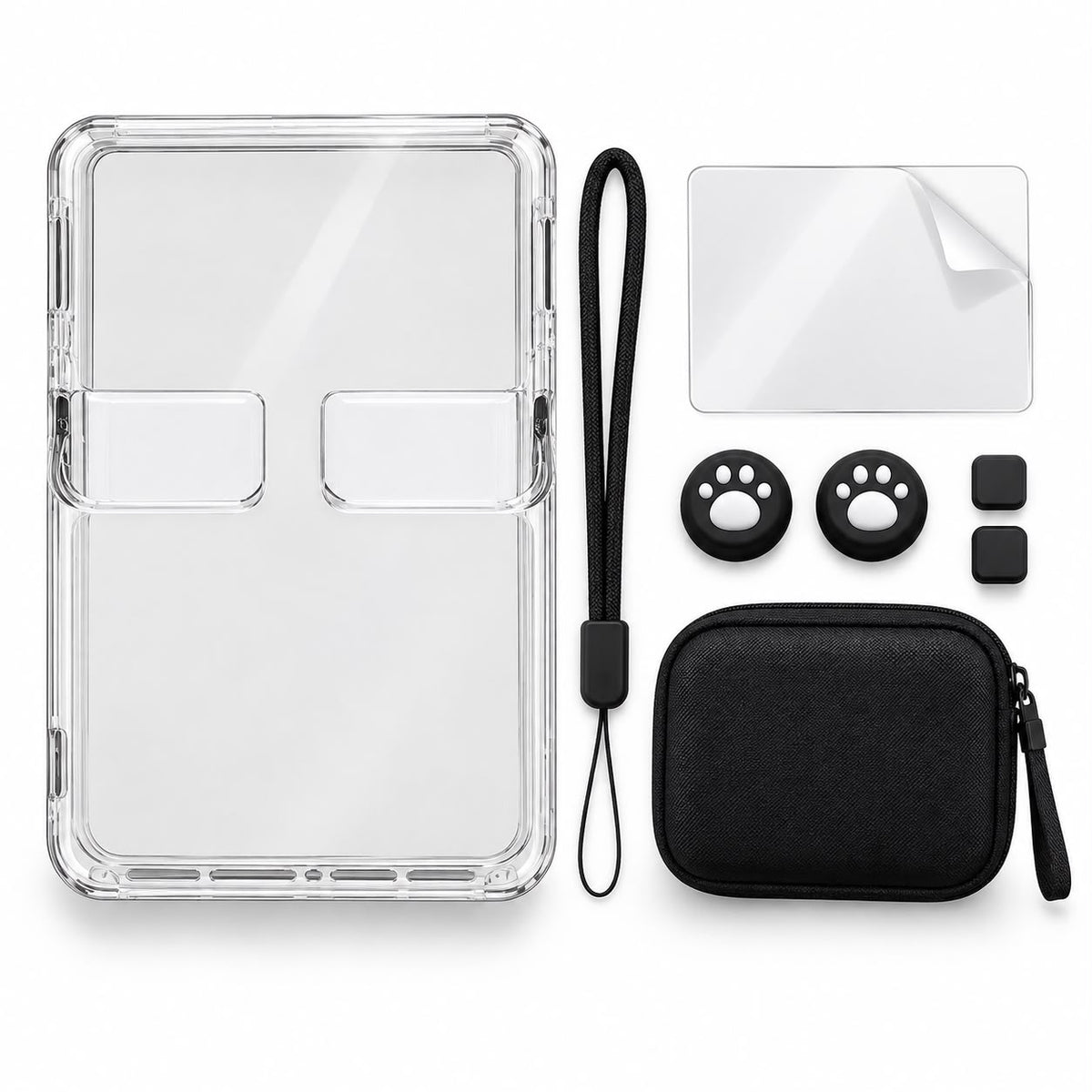 Velliano™ Retro Console Protection Bundle – Silicone Case & Travel Accessories