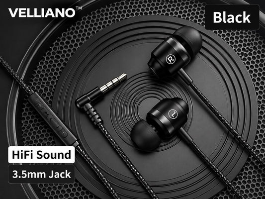 Velliano™ HiFi Gaming Earphones – 3.5mm Wired Headset